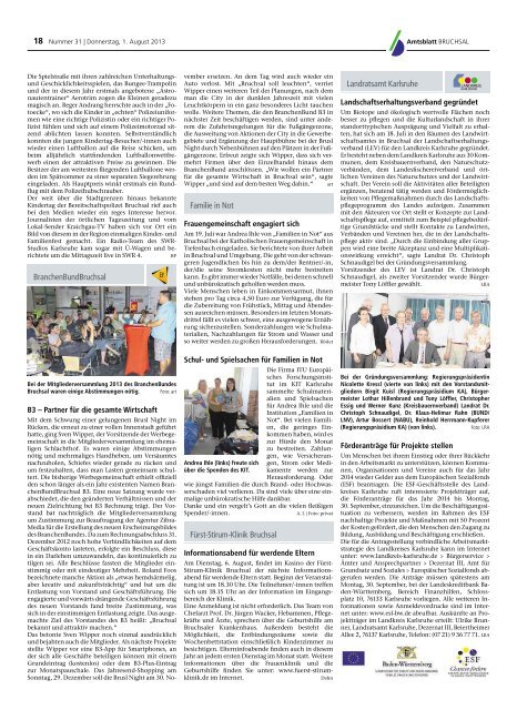 Amtsblatt KW 31/2013 - Bruchsal
