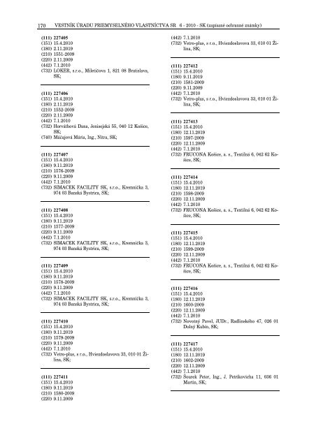 PDF (2,8 MB) - Ãrad priemyselnÃ©ho vlastnÃ­ctva SR