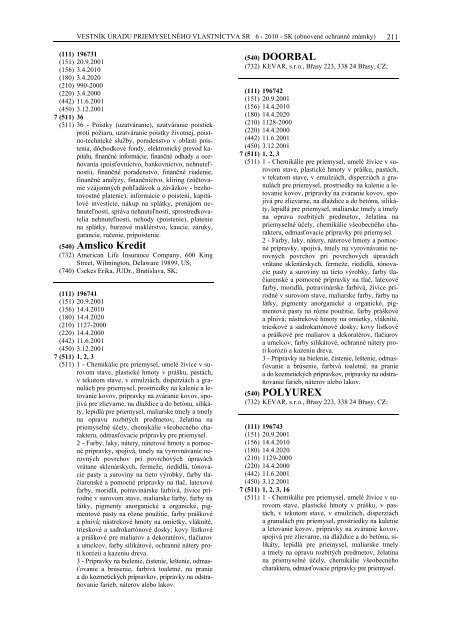 PDF (2,8 MB) - Ãrad priemyselnÃ©ho vlastnÃ­ctva SR