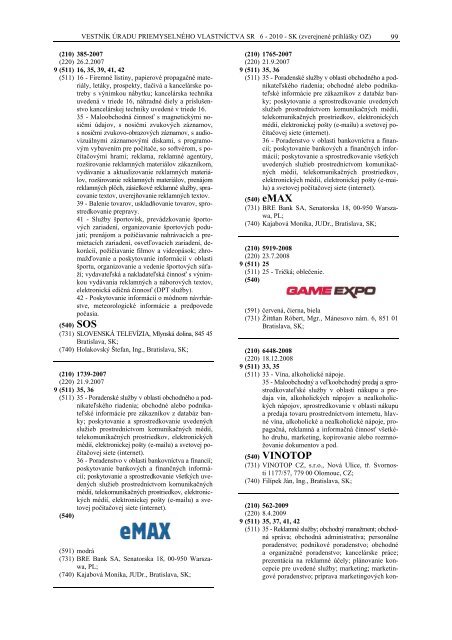 PDF (2,8 MB) - Ãrad priemyselnÃ©ho vlastnÃ­ctva SR