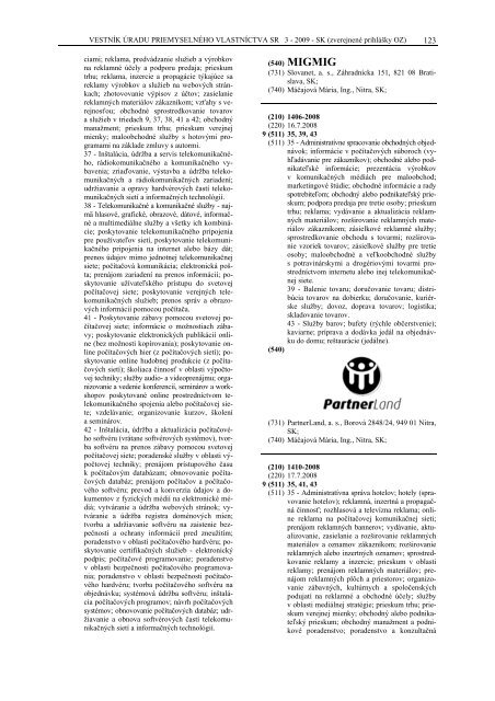 PDF (1,5 MB) - Ãrad priemyselnÃ©ho vlastnÃ­ctva SR