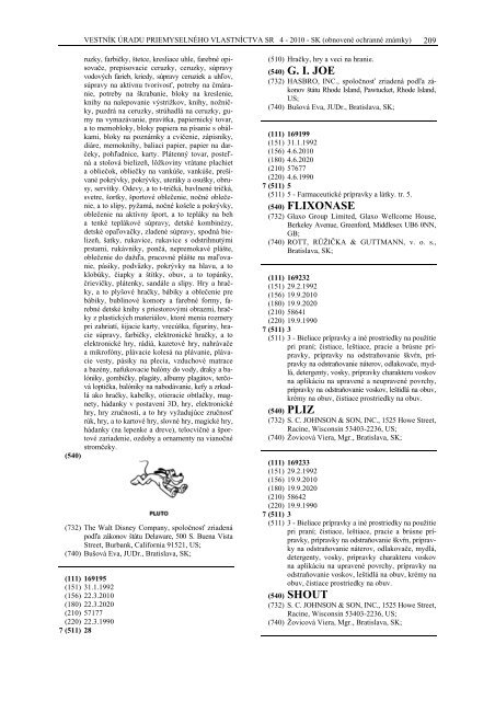 PDF (2,0 MB) - Ãrad priemyselnÃ©ho vlastnÃ­ctva SR