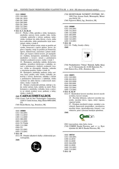 PDF (2,0 MB) - Ãrad priemyselnÃ©ho vlastnÃ­ctva SR