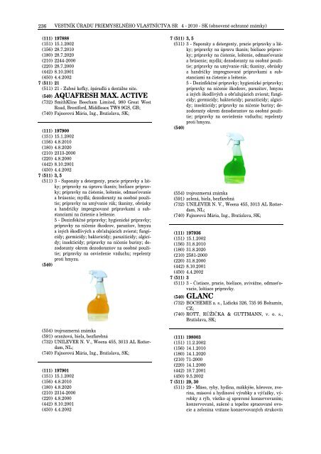 PDF (2,0 MB) - Ãrad priemyselnÃ©ho vlastnÃ­ctva SR