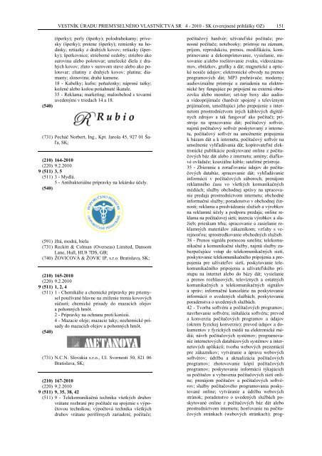 PDF (2,0 MB) - Ãrad priemyselnÃ©ho vlastnÃ­ctva SR