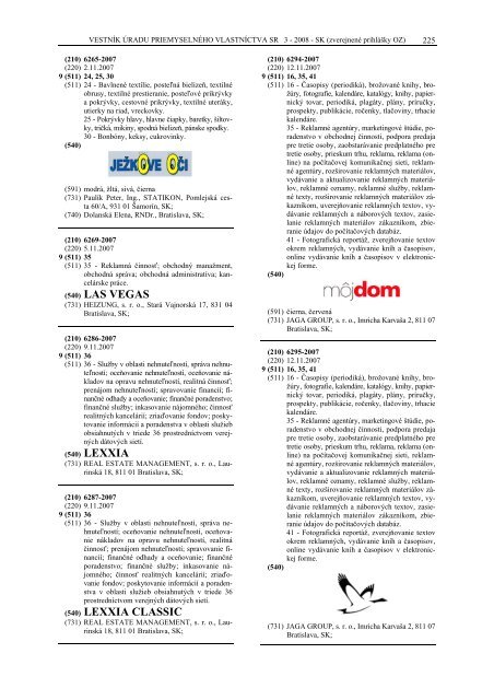 PDF (4,3 MB) - Ãrad priemyselnÃ©ho vlastnÃ­ctva SR