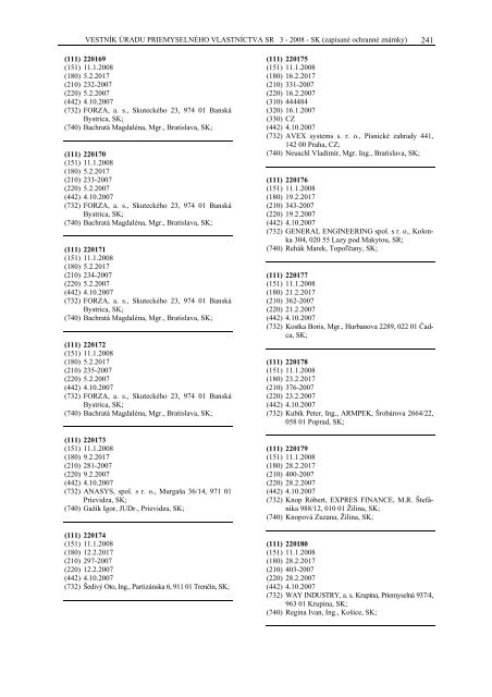 PDF (4,3 MB) - Ãrad priemyselnÃ©ho vlastnÃ­ctva SR