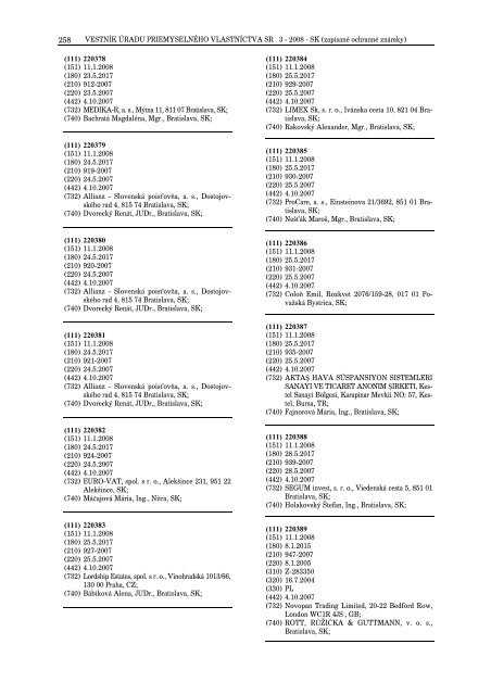 PDF (4,3 MB) - Ãrad priemyselnÃ©ho vlastnÃ­ctva SR