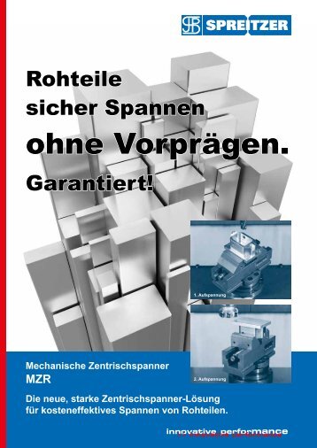 Mechanischer Zentrischspanner / Zentrumspanner MZR 