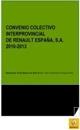 convenio colectivo interprovincial de renault espaÃ±a 2010