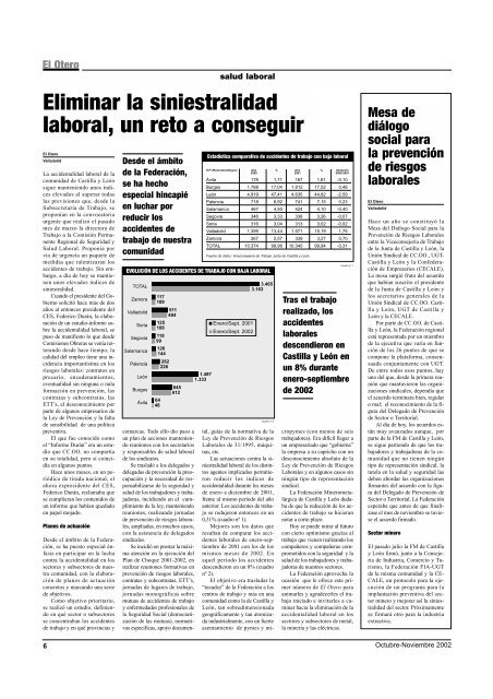 Separata CyL nÂ¼1 - FederaciÃ³n de Industria - CCOO