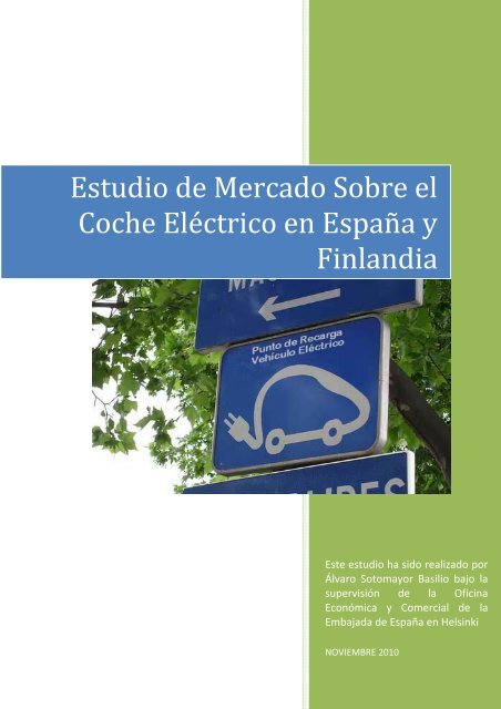 Estudio de Mercado Sobre el Coche ElÃ©ctrico en EspaÃ±a y Finlandia