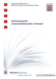 Branchenprofil Automobilindustrie in Hessen - Automotive Cluster