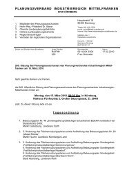 PLANUNGSVERBAND INDUSTRIEREGION MITTELFRANKEN