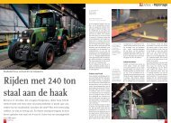 Rijden met 240 ton staal aan de haak