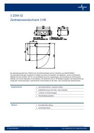 3 ZSW 02 Zentralenwandschrank 3 HE - Industronic