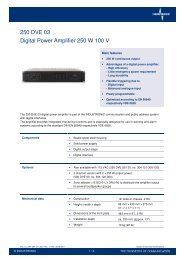 Digital Power Amplifier - Industronic