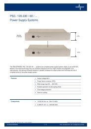 Power Supply System - Industronic