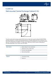 6 ZSW 02 Wall-mounted Central Exchange Cabinet 6 HU - Industronic