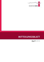 April 2013 - Gemeinde Berg