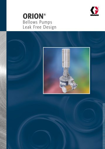 320496E , Orion Bellows Pumps Leak Free Design