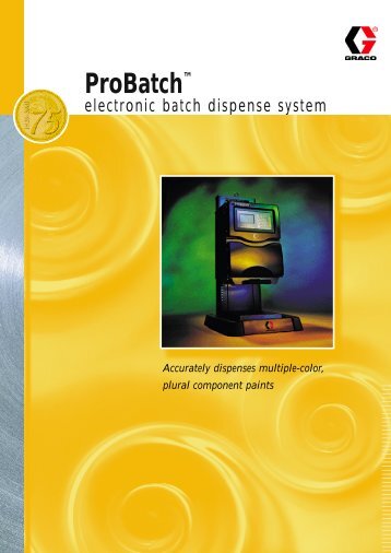 300549E , ProBatch electronic batch dispense system