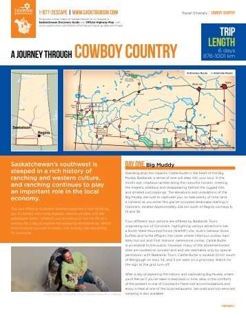 Cowboy Country - Tourism Saskatchewan