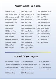 Anglerkönige Senioren Anglerkönige Jugend