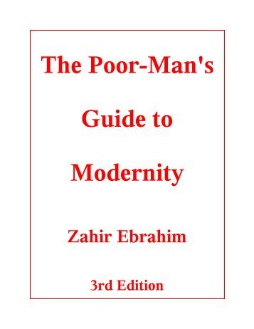 The Poor-Man's Guide to Modernity - Independent Media Center
