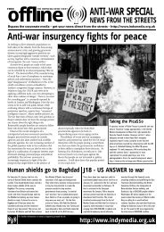 A N T I - WAR SPECIAL - UK Indymedia