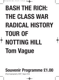radical history tour of notting hill - Get a Free Blog