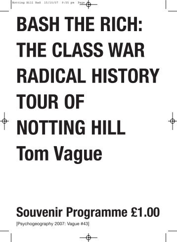 radical history tour of notting hill - Get a Free Blog