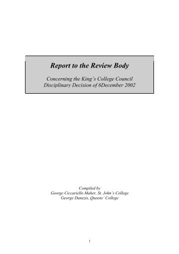 Report to the Review Body - UK Indymedia