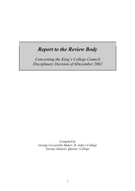 Report to the Review Body - UK Indymedia