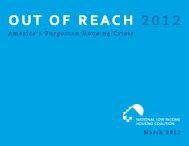 Out of Reach 2012 - National Low Income Housing Coalition