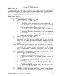 NC General Statutes - Chapter 105 Article 2D 1 Article 2D ...