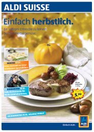 Einfach herbstlich. - ALDI SUISSE AG