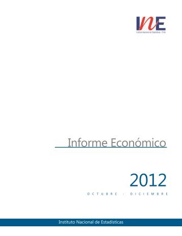 Octubre - Diciembre (PDF, 709 KB) - Instituto Nacional de EstadÃ­sticas