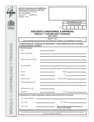 Encuesta Longitudinal a Empresas aÃ±o 2009 - Instituto Nacional de ...