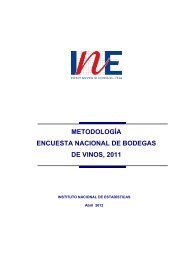 MetodologÃ­a Encuesta Nacional Bodegas de Vino 2011 - Instituto ...