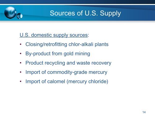 US domestic supply