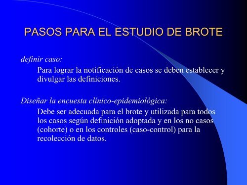 InvestigaciÃ³n de Brote