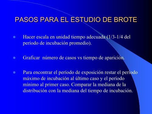 InvestigaciÃ³n de Brote