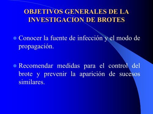 InvestigaciÃ³n de Brote