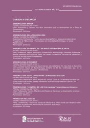 CURSOS A DISTANCIA - Instituto Nacional de EpidemiologÃ­a