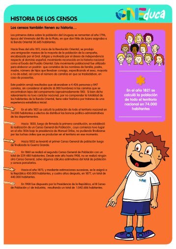 HISTORIA DE LOS CENSOS - Instituto Nacional de EstadÃ­stica