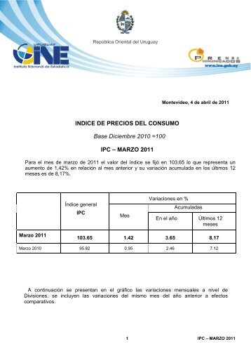 Ãndice de Precios del Consumo