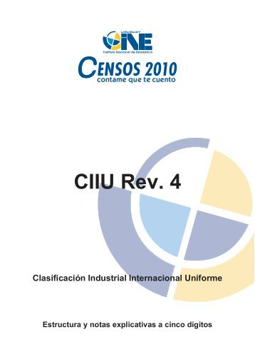 CIIU - Instituto Nacional de EstadÃ­stica