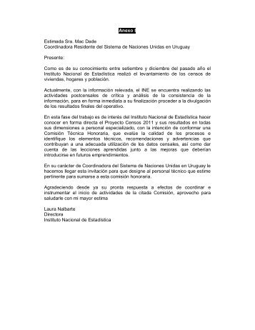 Anexo - Instituto Nacional de EstadÃ­stica