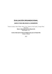 EVALUACIÃN ORGANIZACIONAL - Instituto Nacional de EstadÃ­stica